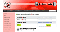 Desktop Screenshot of gotham.ch