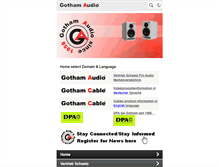 Tablet Screenshot of gotham.ch
